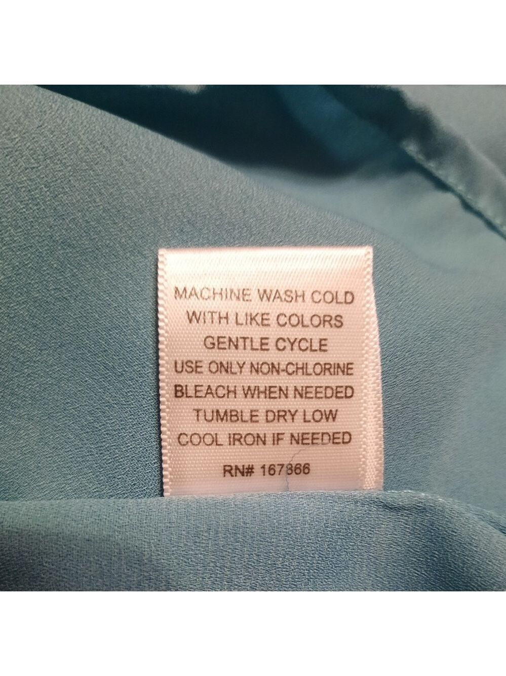 Blue Mood Blouse Short Sleeve Size 2X - Picture 6 of 6